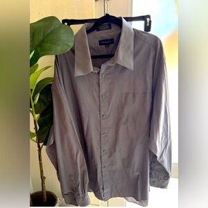 Bundle 3 for $15. Marquise Gray Dress Shirt for Men. Size 20.5 Neck.
